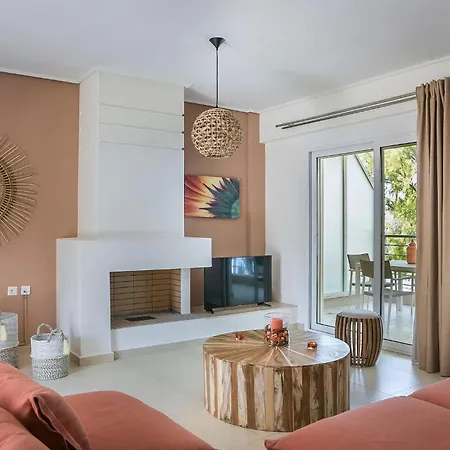 Deluxe Kefalonia Corali 3 Bedroom Pool Sea View Karavomilos